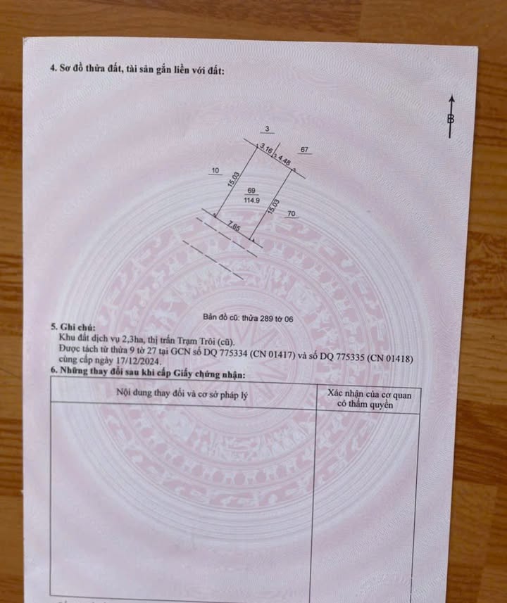 Đất dịch vụ Trôi, Hoài Đức 114m² giá 1.2 tỷ - Vị trí đẹp cạnh trung tâm hành chính!