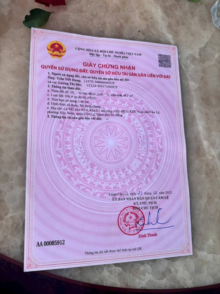 Đất nền đường Liêm Lạc 1, Hòa Xuân 99m² giá 4.35 tỷ - Đầu tư sinh lời ngay!