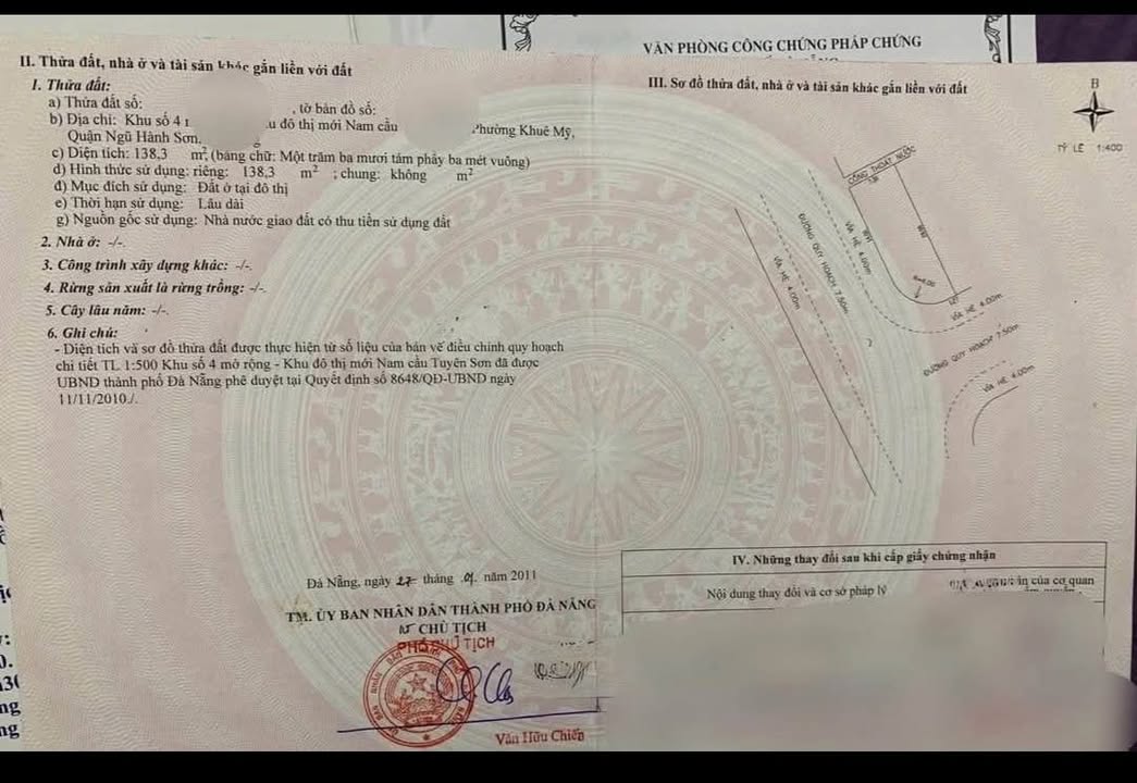 Đất nền góc 2MT Dương Tử Giang 138m² giá 14 tỷ - Cơ hội đầu tư tuyệt vời!