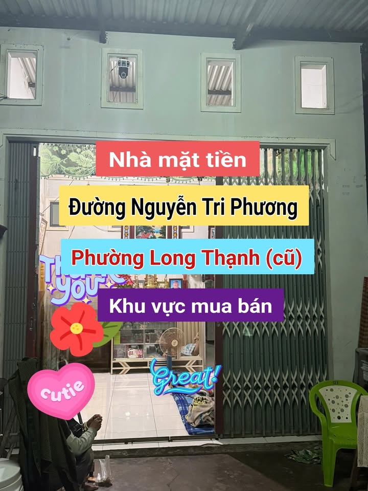 Nhà mặt tiền đường Nguyễn Tri Phương, Tân Châu 58m² giá 2 tỷ - Kinh doanh sầm uất!