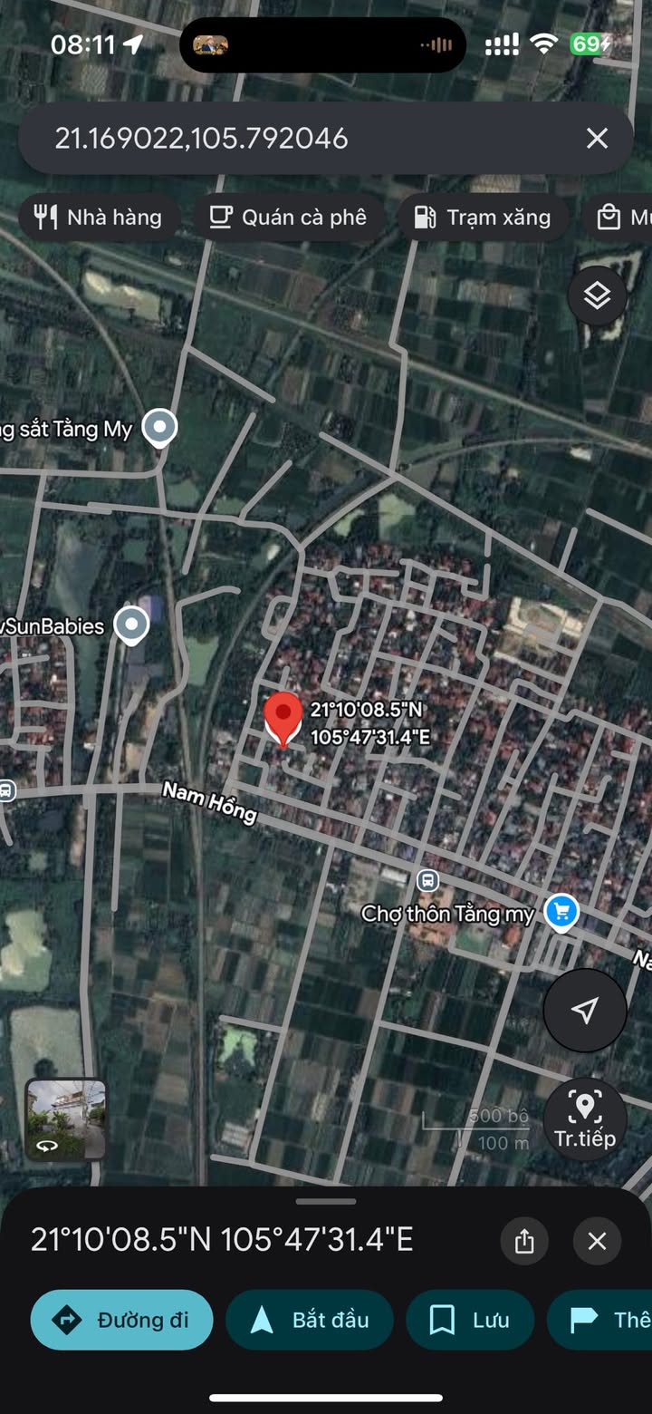 Đất nền Tằng My, Nam Hồng 63m² giá 3.7 tỷ - Mặt tiền 5m, sổ đỏ chính chủ!