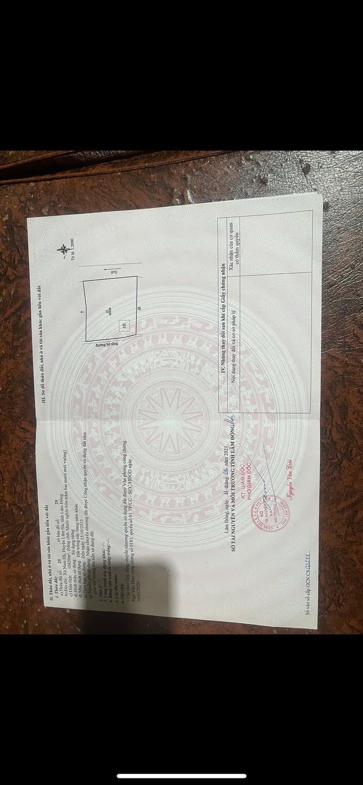 Đất nền phân lô xã Nam Hà 400m² giá 1 tỷ - Sổ hồng chính chủ