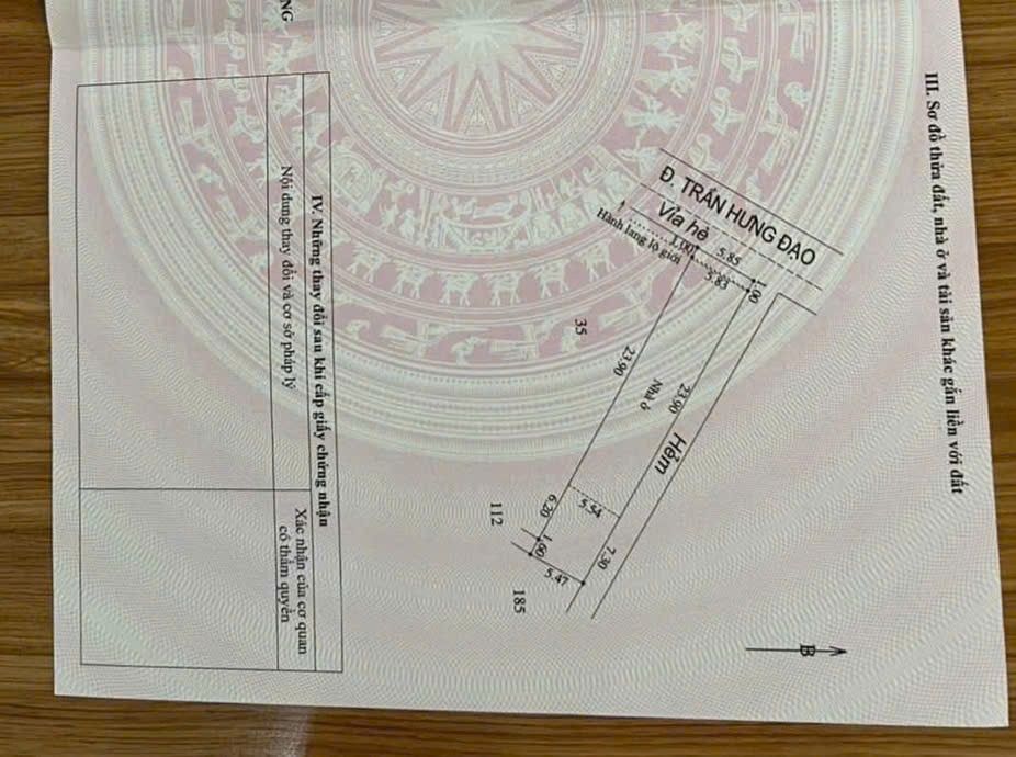 Nhà phố 2 mặt tiền đường Trần Hưng Đạo, Sóc Trăng - Diện tích 187m² - Đầu tư sinh lời tuyệt vời!