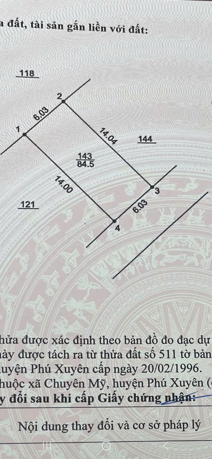 Đất thổ cư thôn Ngọ, Chuyên Mỹ, 84m² giá 1.5 tỷ - Đường xe hơi vào tận nơi!