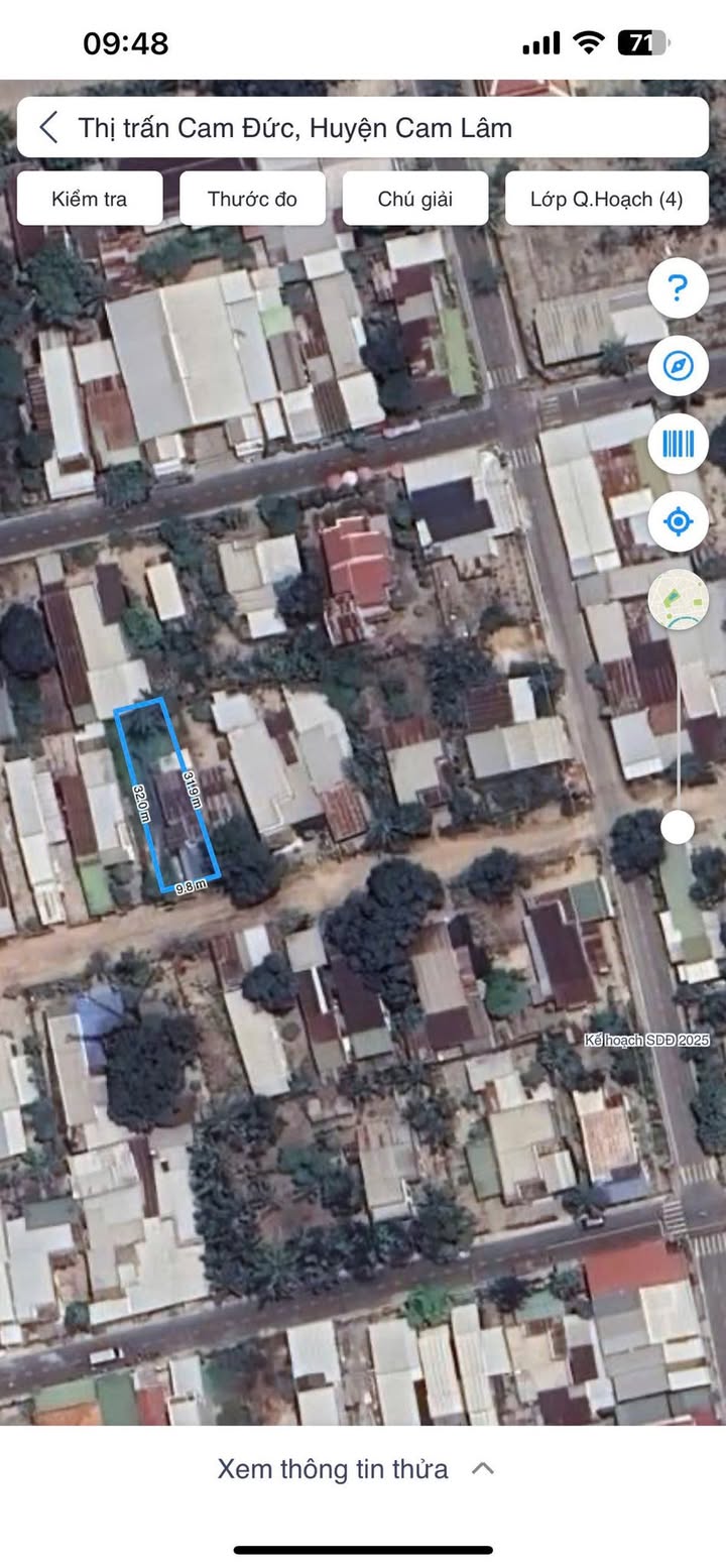 Đất mặt tiền đường Xuân Diệu Cam Đức 283,9m² chỉ 4 tỷ - Đầu tư sinh lời ngay!