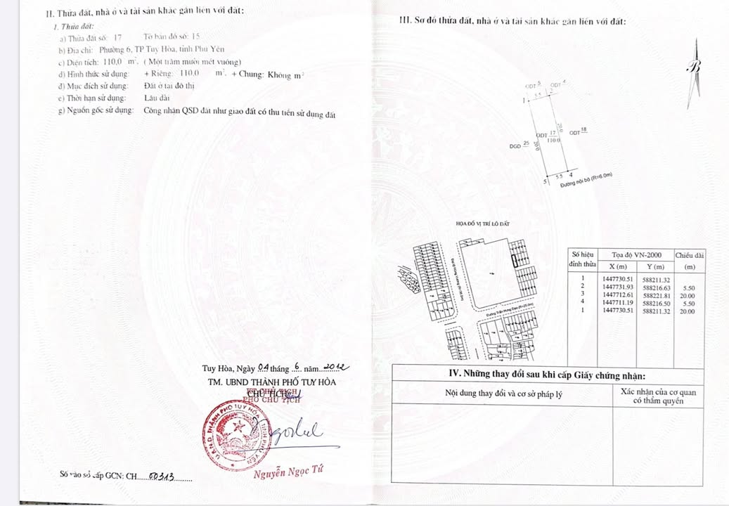 Nhà Phường 4, TP. Tuy Hòa 110m² giá 4.9 tỷ - Kinh doanh thuận lợi!