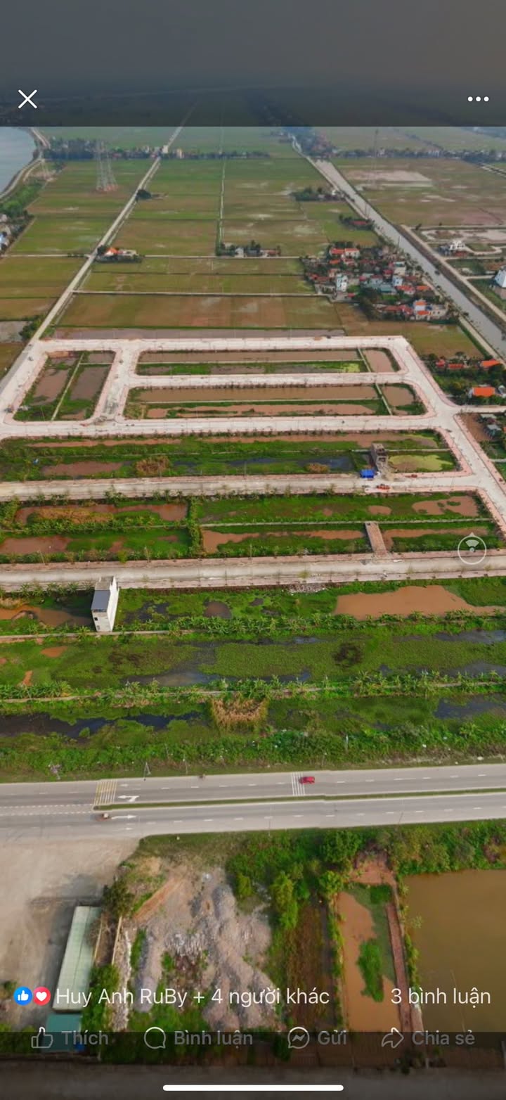 Đất nền Kim Sơn 100m² giá 1.3 tỷ - Hướng Nam, đối diện công viên xanh!