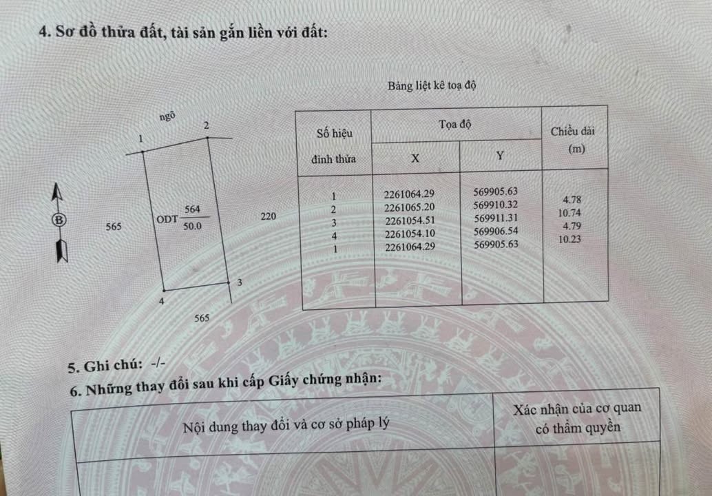Đất nền Trần Thái Tông, TP Nam Định 50m² giá 1.43 tỷ - Không lỗi phong thuỷ, sẵn sàng xây dựng!