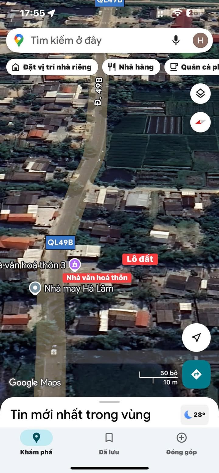 Đất thổ cư Quảng Ngạn, 110m² giá chỉ 4xx triệu - Tiềm năng kinh doanh tuyệt vời!