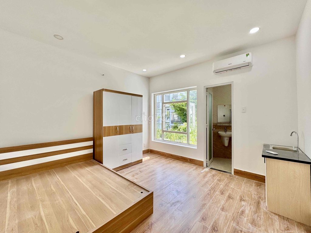 Cho thuê phòng cửa sổ thoáng Nguyễn Phúc Chu 35m² giá 4.3 triệu - Không chung chủ, giờ giấc tự do!