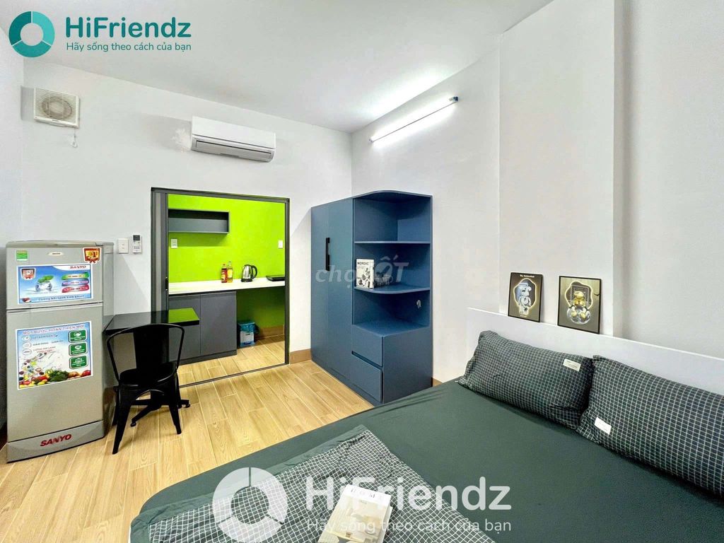 Căn hộ cho thuê đường Đồng Đen, Tân Bình 25m² giá chỉ 4.9 triệu - Nội thất cao cấp!