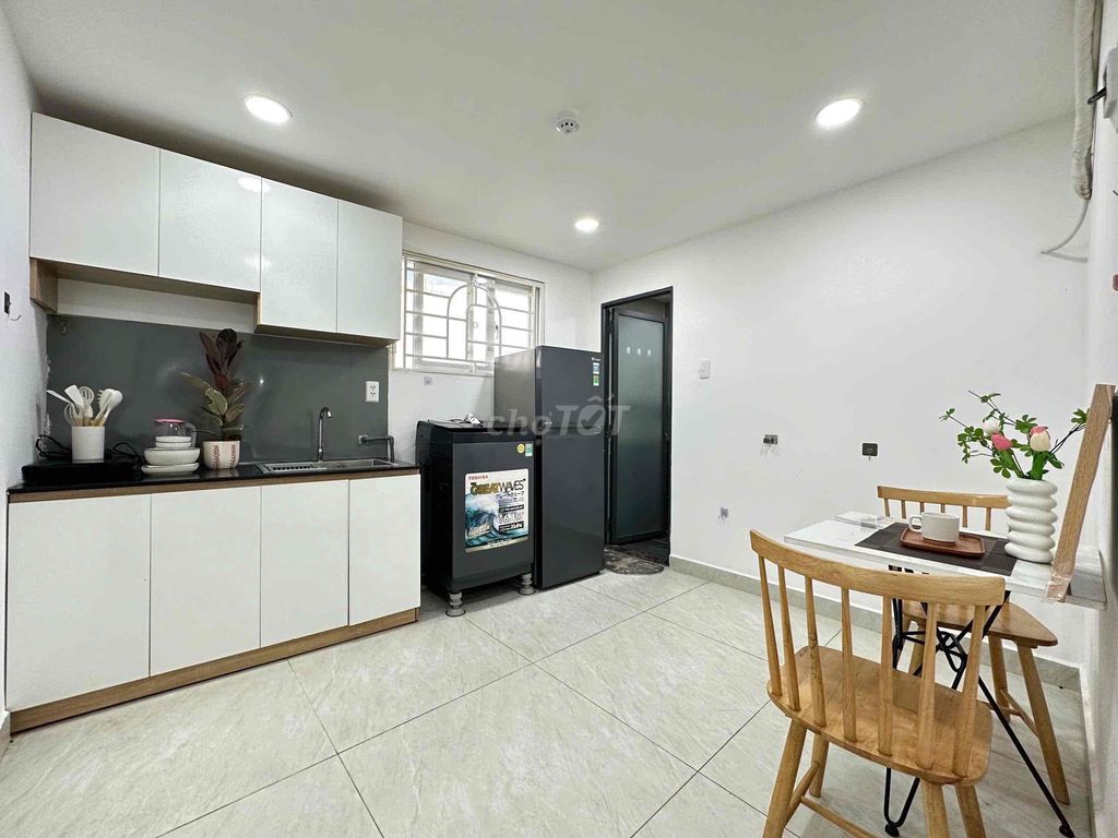 Căn hộ cho thuê Lê Văn Thọ 50m² giá chỉ 6.8 triệu - Full nội thất tiện nghi