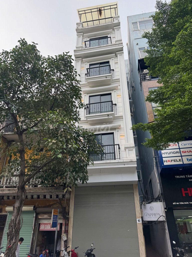 Nhà cho thuê 5 tầng 75m² mặt đường Tôn Đức Thắng - Giá 80 triệu, ô tô đỗ cửa!