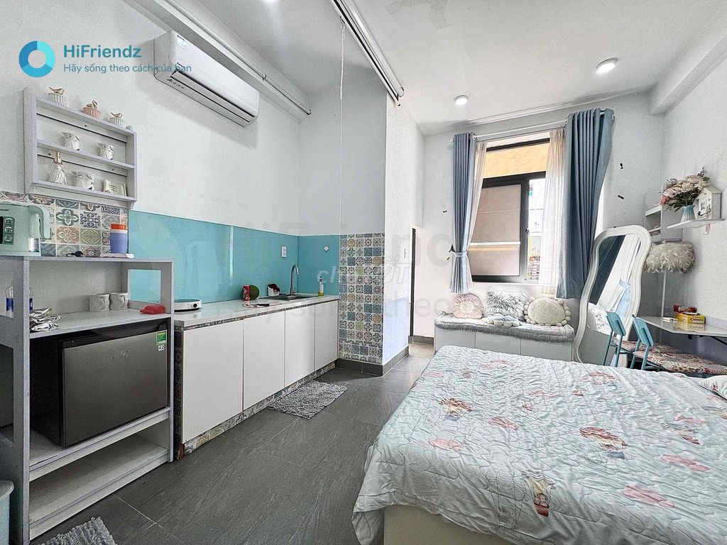 Studio Decol như Villa trên Đà Lạt ngay Hàng Xanh 30m² giá 5.5 triệu - Thiết kế siêu sang!