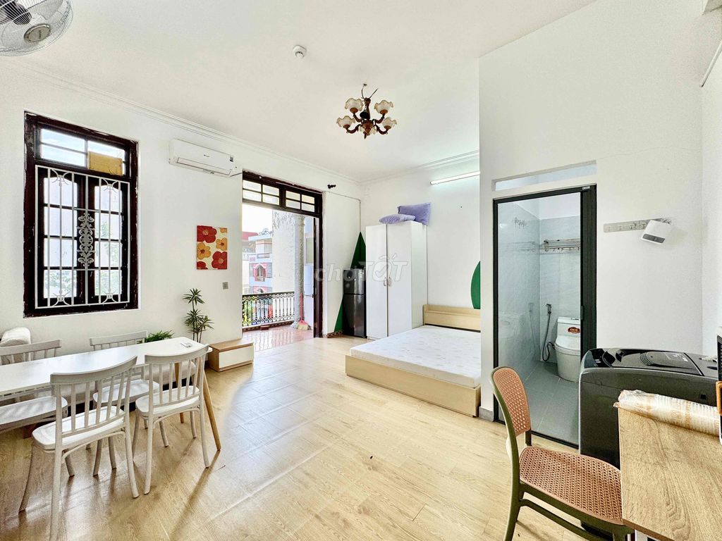 Căn hộ 1 phòng ngủ tách bếp 38m² giá 6 triệu - Full nội thất hiện đại!