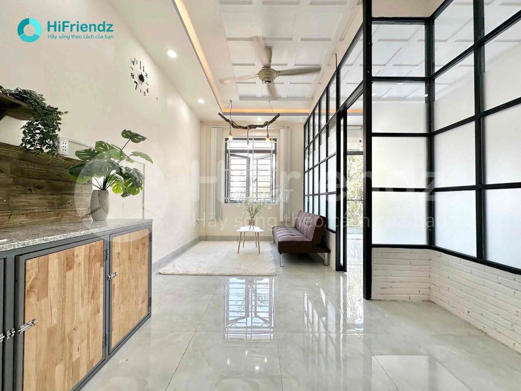 Căn hộ 1PN KDC Khang An 45m² giá 5.8 triệu - Full nội thất, ban công thoáng mát!