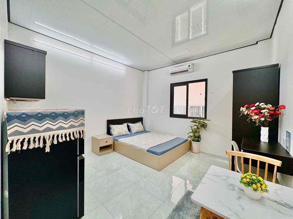 Cho Thuê Phòng STUDIO Cửa Sổ 30m² giá 4.4 triệu - Full Nội Thất Đẹp