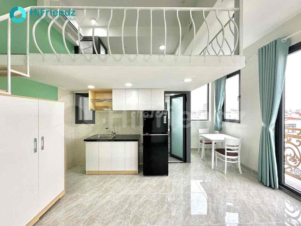 Phòng cho thuê Duplex 35m² gần ĐH UFM và TDTU - Nội thất đầy đủ, thoáng mát