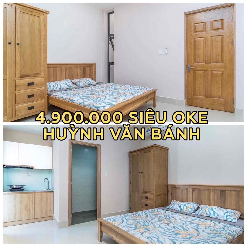 Căn hộ mini giá rẻ tại Huỳnh Văn Bánh 25m² - Tiện nghi đầy đủ, an ninh tốt!