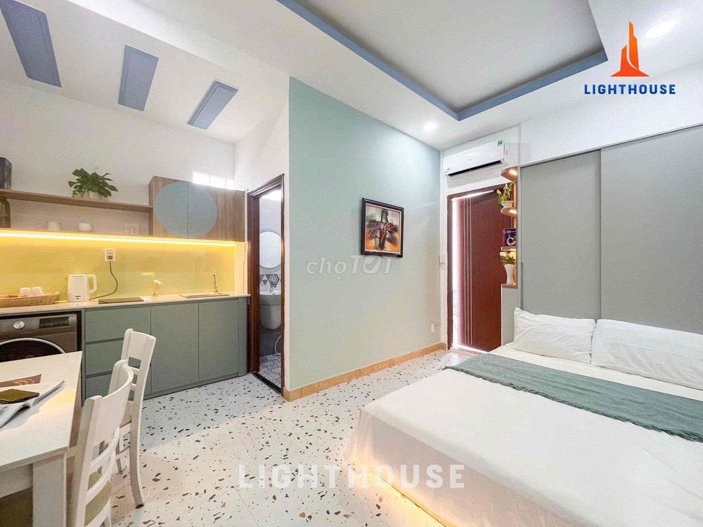 Căn hộ tách bếp ban công Mây Giặt riêng cho thuê tại Quận 10, giá 8 triệu - Tiện nghi đầy đủ, an ninh tuyệt đối!