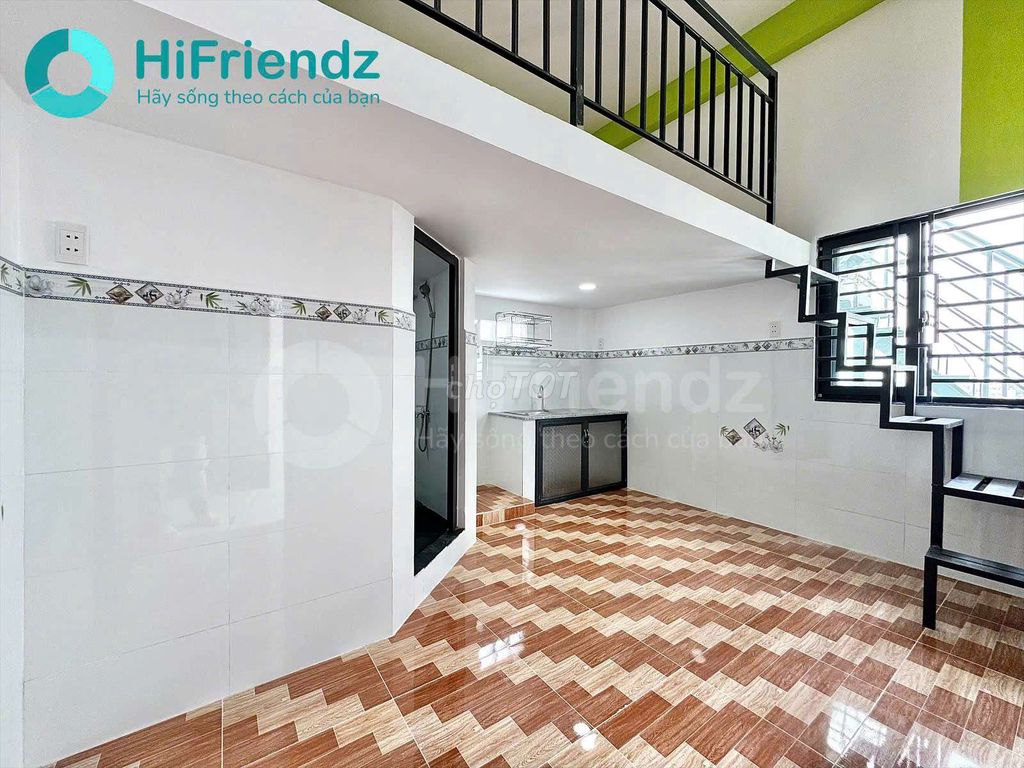 Cho thuê phòng mới xây 25m² tại Lê Văn Thịnh, Quận 2 - Gác cao, cửa sổ thoáng mát!