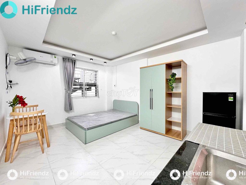 Studio mini mới xây Tân Phú 28m² giá 4.3 triệu - Full nội thất, ở liền được!