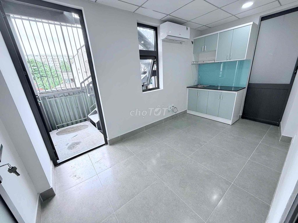 Căn hộ 1 phòng ngủ đường Nguyễn Xí, Bình Thạnh 25m² giá 4.3 triệu - Full nội thất, sẵn sàng vào ở!