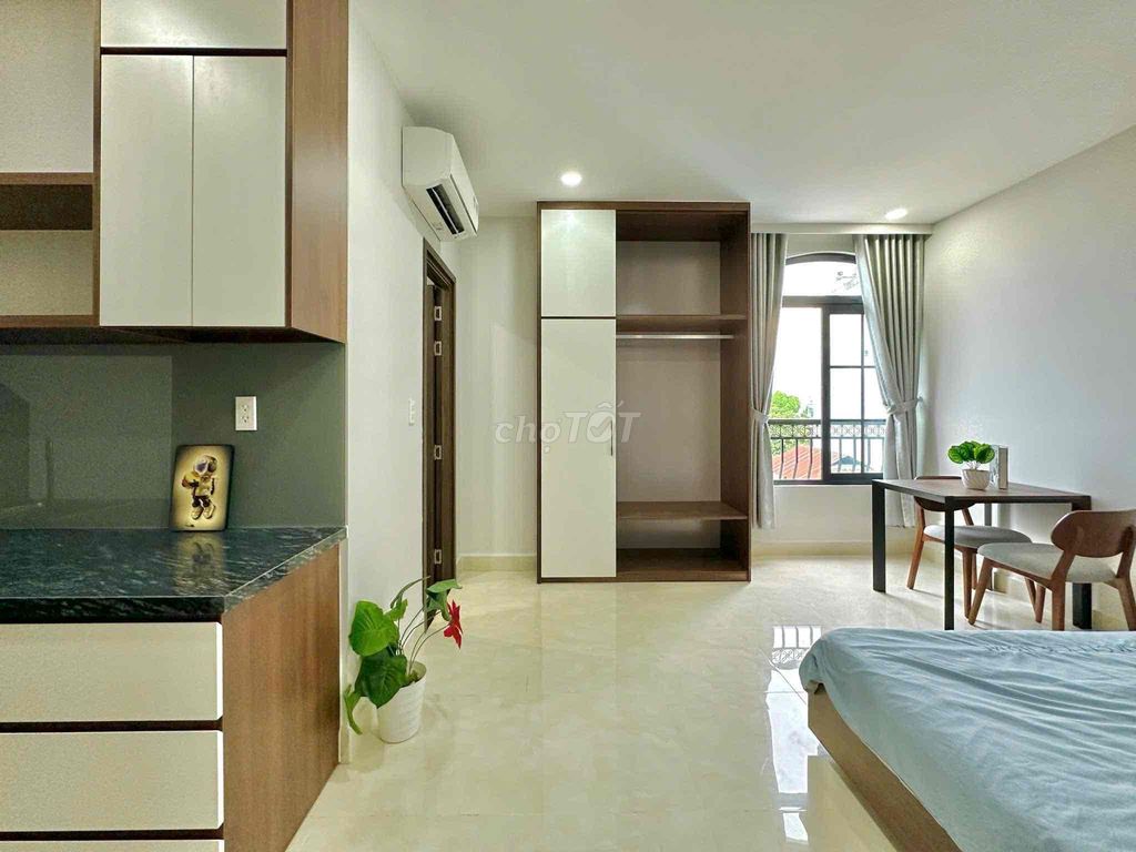 Căn hộ Studio 30m² Bình Thạnh chỉ 6 triệu - Full nội thất, giờ giấc tự do!