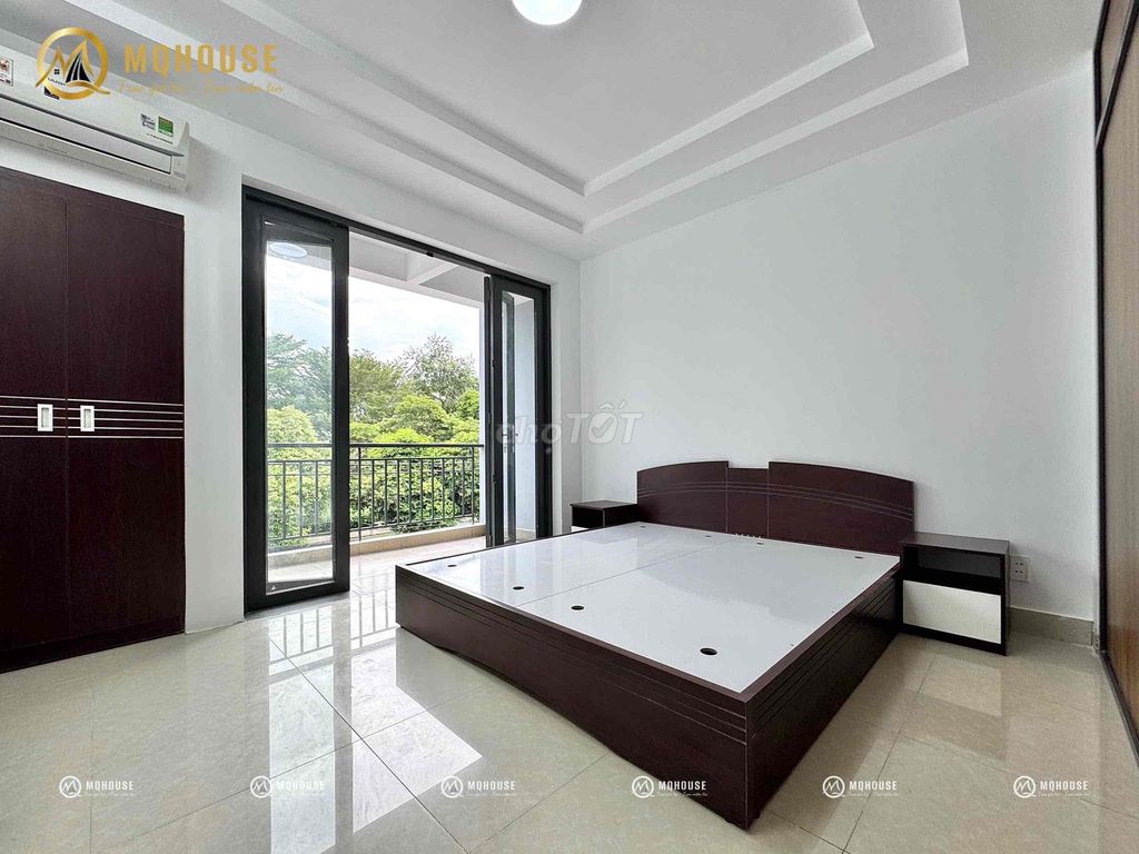 Căn hộ 1 phòng ngủ ban công 55m² giá 5 triệu - An ninh tốt, thuận tiện học tập!