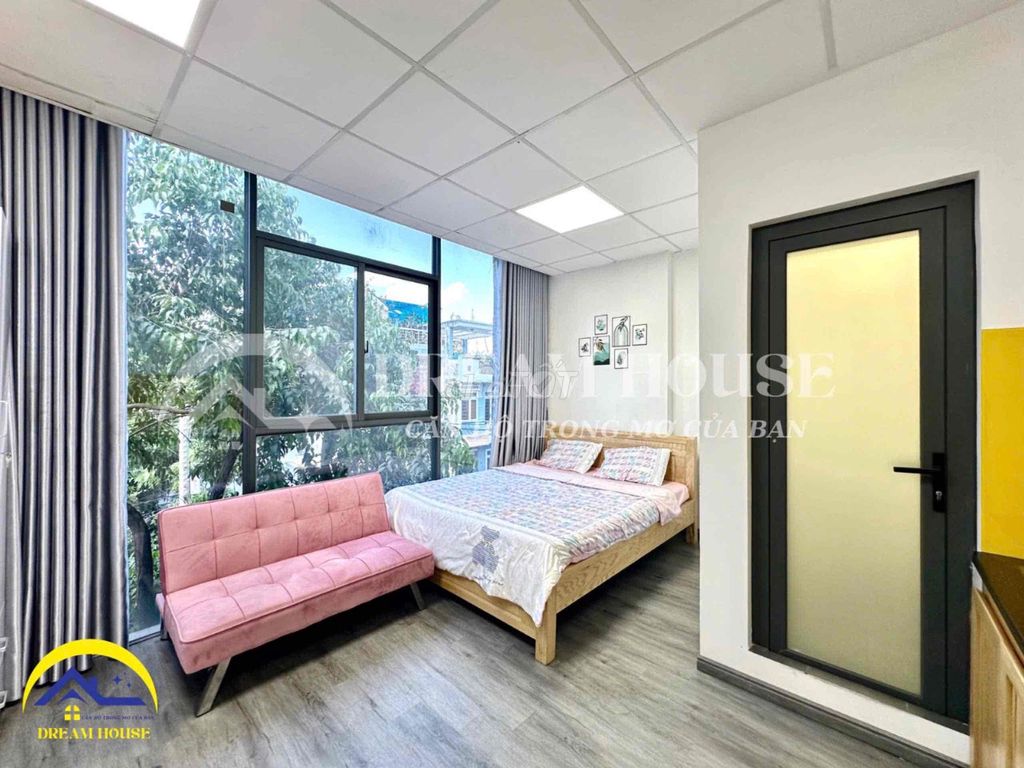Căn hộ Studio cửa sổ full kính - Nhà đẹp - Trống sẵn ở ngay - Lũy Bán Bích