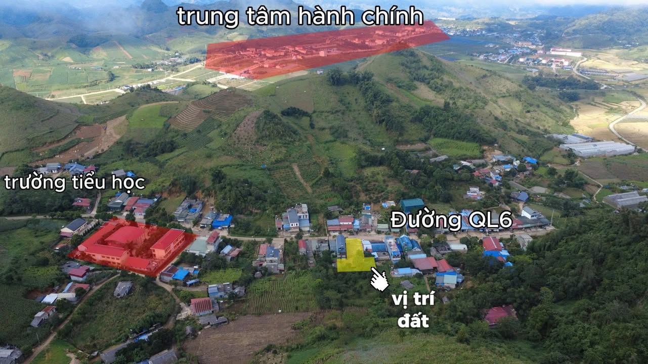 Đất nền Mộc Châu trên QL6, 600m², giá chỉ vài triệu/m² - Cơ hội đầu tư vàng!