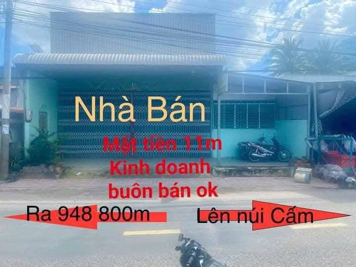 Nhà mặt tiền kinh doanh tại khu du lịch Núi Cấm Tịnh Biên 217.8m² giá 2.1 tỷ - Cơ hội đầu tư hấp dẫn!