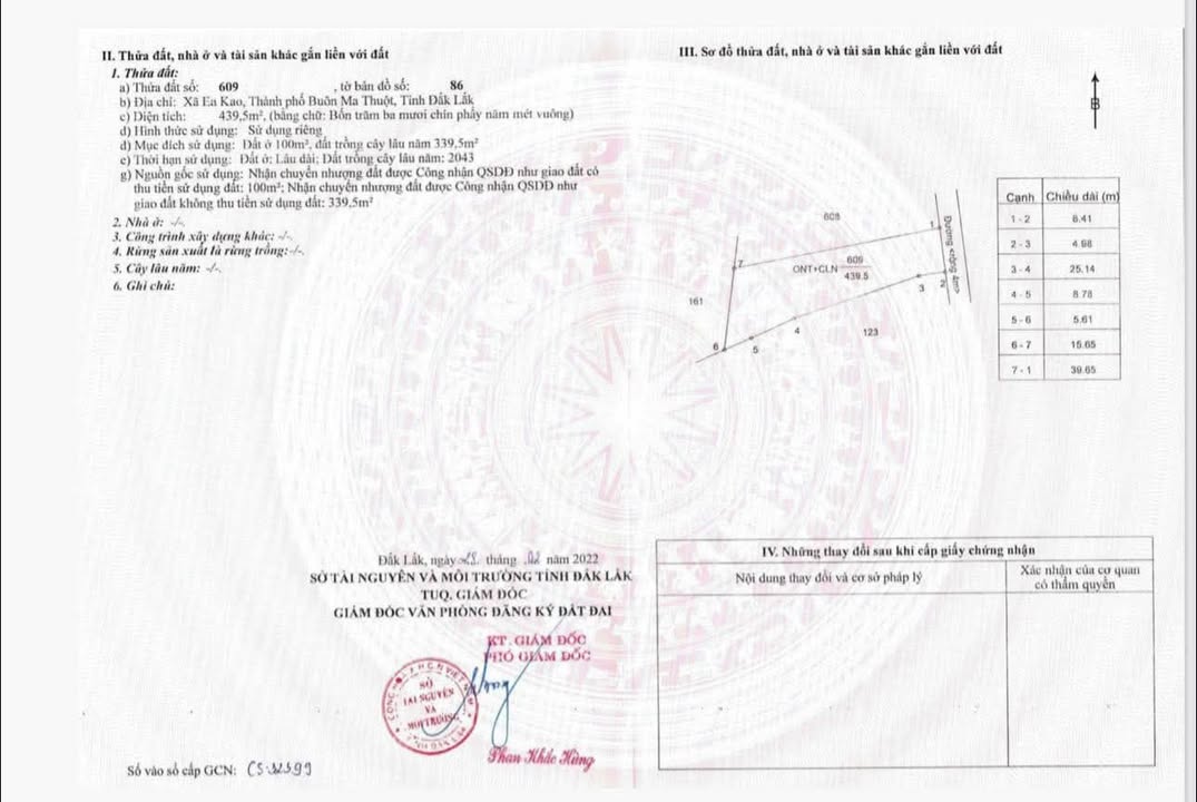 Đất thổ cư 320m² phường Ea Kao, Buôn Ma Thuột - Giá chỉ 1.48 tỷ, thương lượng!