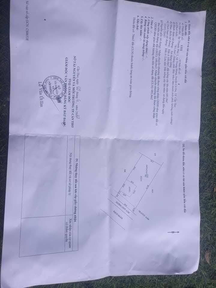 Đất nền 781m² tại ấp Thạnh Phú 1, Cờ Đỏ - Chỉ 1 tỷ, cơ hội đầu tư tuyệt vời!