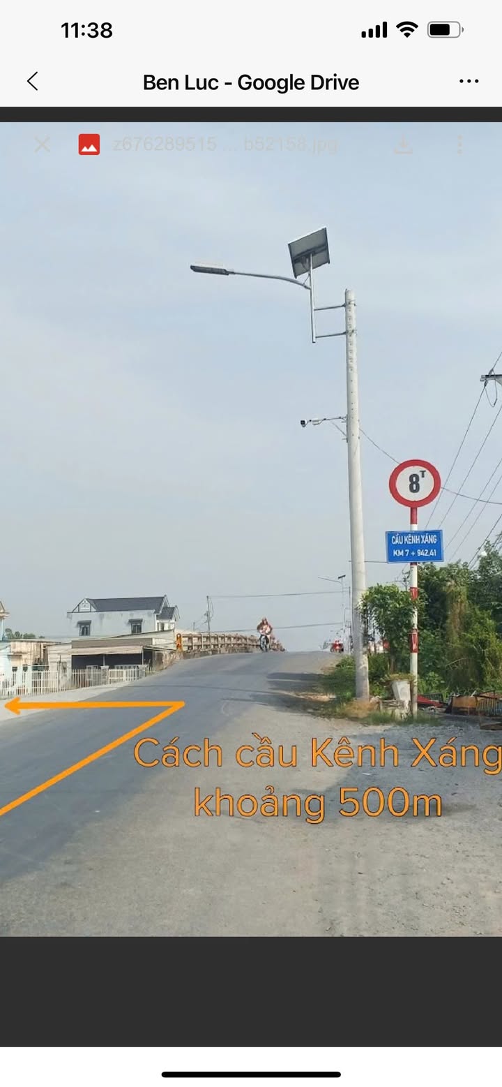 Đất thổ cư xã Bình Đức, Bến Lức 294m² giá 1.999 tỷ - Chính chủ bán gấp!