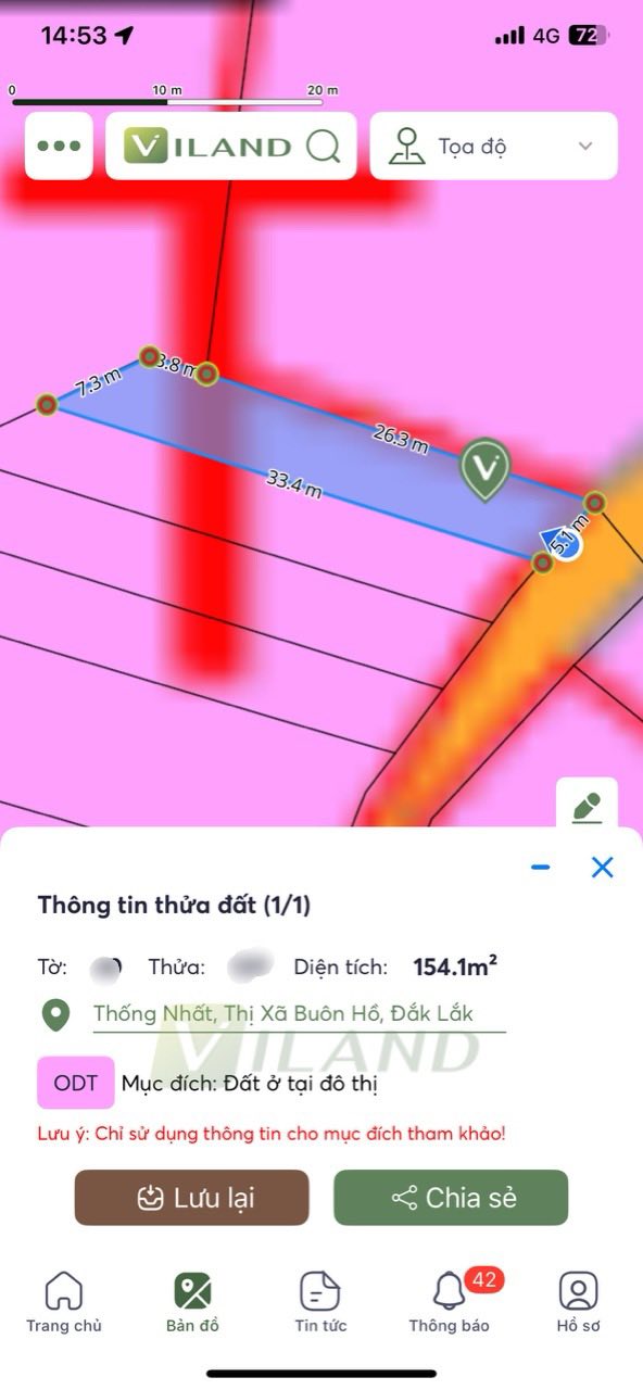 Đất nền Thống Nhất Buôn Hồ 150m² giá 555 triệu - Cơ hội đầu tư tuyệt vời!