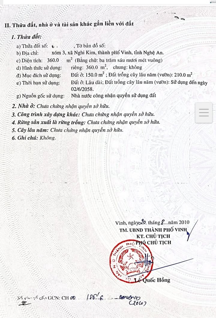 Đất mặt đường Xuân Liễu, Nghi Kim 360m² giá 7 tỷ - Cơ hội đầu tư tuyệt vời!