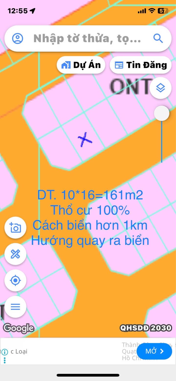Đất thổ cư 161m² tại Lộc An, Bà Rịa - Vũng Tàu giá 1 tỷ - Đầu tư sinh lời ngay!