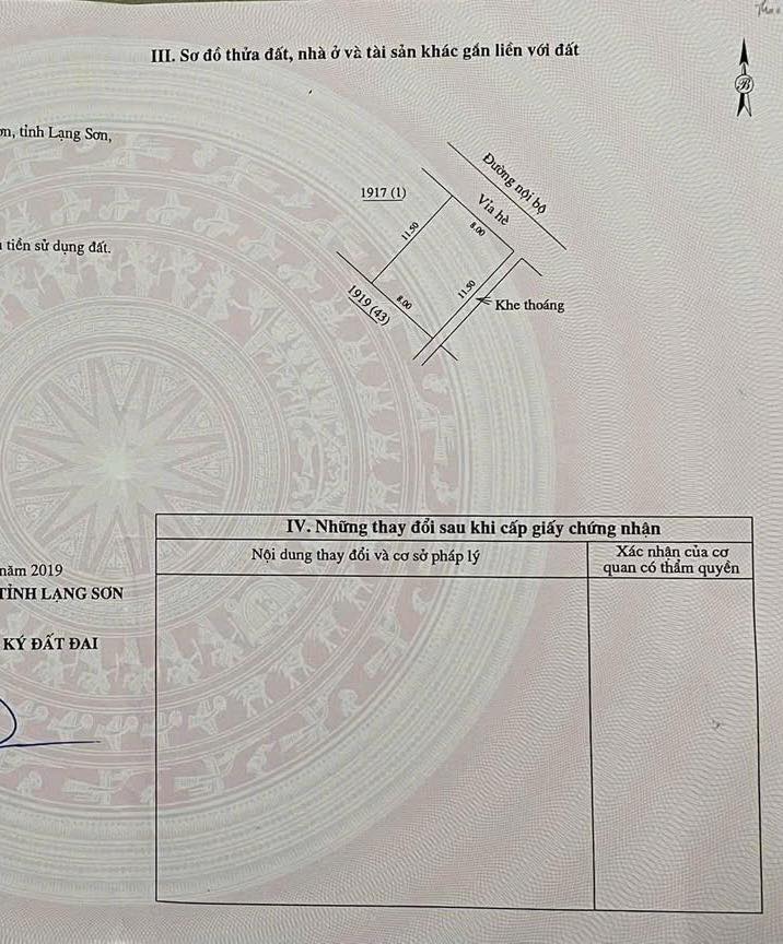 Lô đất N15 Tái định cư Mai Pha 92m² giá 3 tỷ - Vị trí vàng đầu tư!