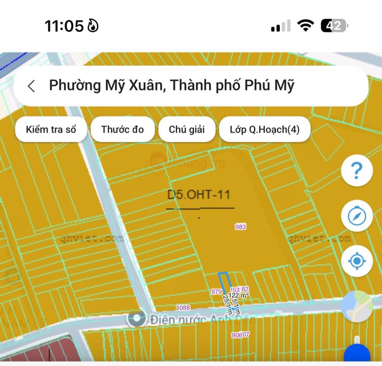 Đất thổ cư 125m² tại Thị Vải, Phú Mỹ chỉ 1.6 tỷ - Cơ hội đầu tư hấp dẫn!