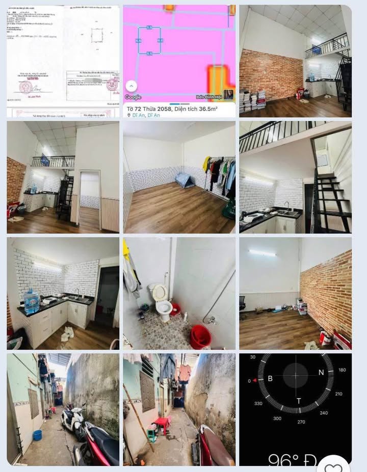 Nhà riêng phường Dĩ An 36.5m² giá 1.35 tỷ - Sổ riêng chính chủ!