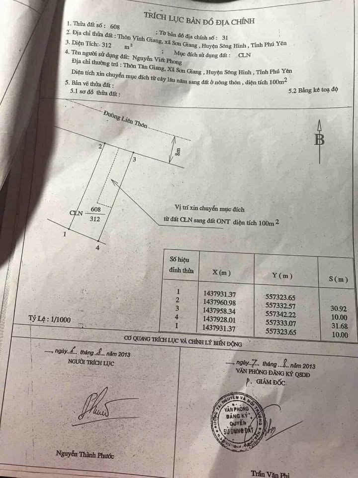 Nhà cấp 4 tại xã Sơn Giang, Sông Hinh 300m² giá 900 triệu - Chính chủ bán gấp!