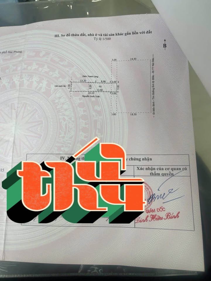 Nhà mặt đường Tân Dương Thủy Nguyên 129m² giá 16.557 tỷ - Kinh doanh thuận lợi!