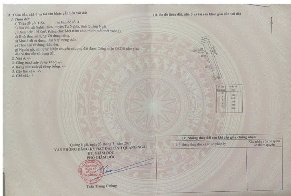 Đất nền góc 191m² tại mặt tiền 626 Nguyễn Công Phương, Tư Nghĩa - Giá chỉ 1.27 tỷ!