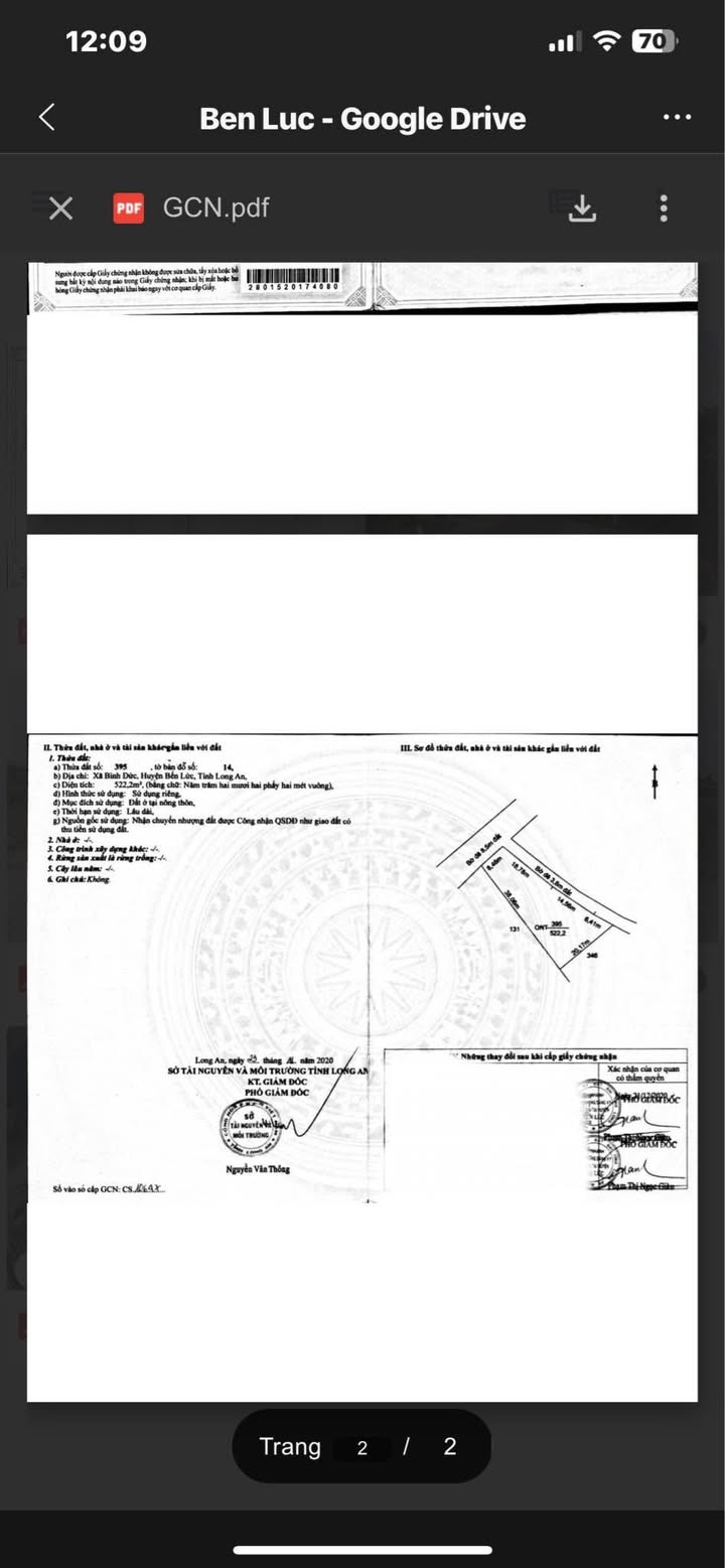 Đất mặt tiền 294m² tại Bình Đức, Bến Lức - Giá 1.99 tỷ - Sổ đỏ chính chủ!