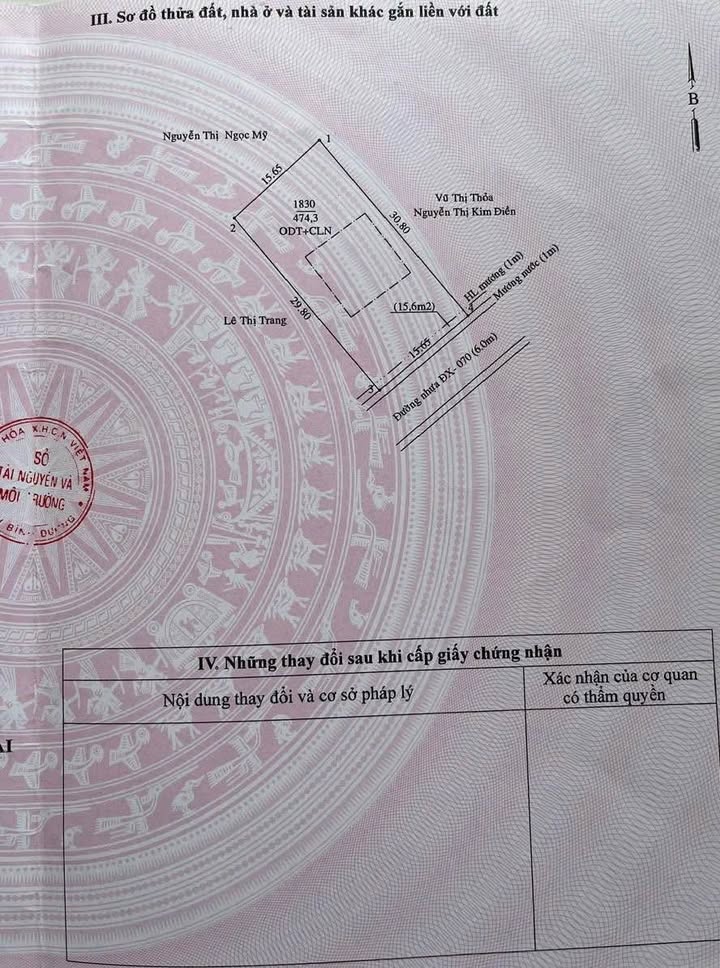 Đất mặt tiền đường DX070 Định Hòa 475.8m² giá 5 tỷ - Đầu tư sinh lời ngay!