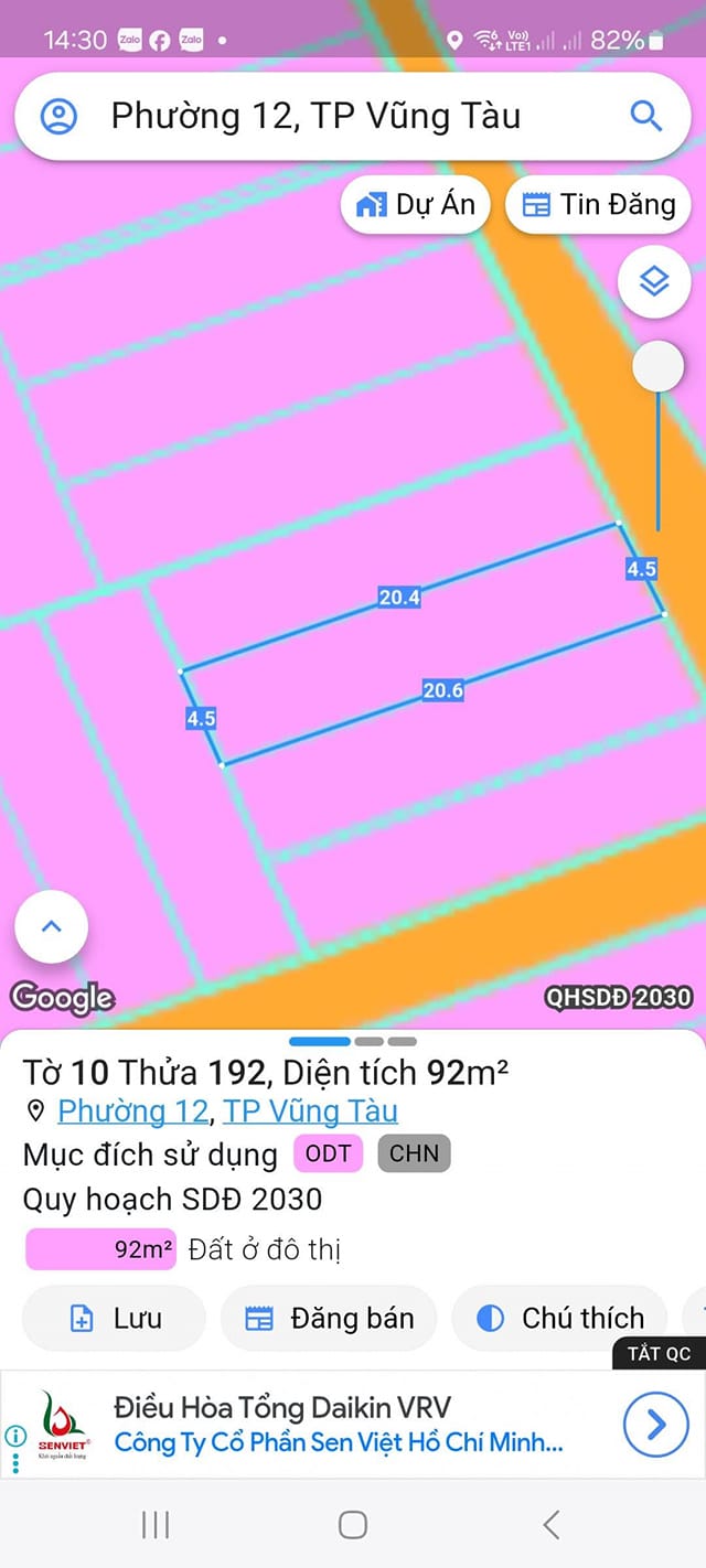 Đất thổ cư 92m² tại Vũng Tàu giá chỉ 2.7 tỷ - Cơ hội đầu tư lý tưởng!