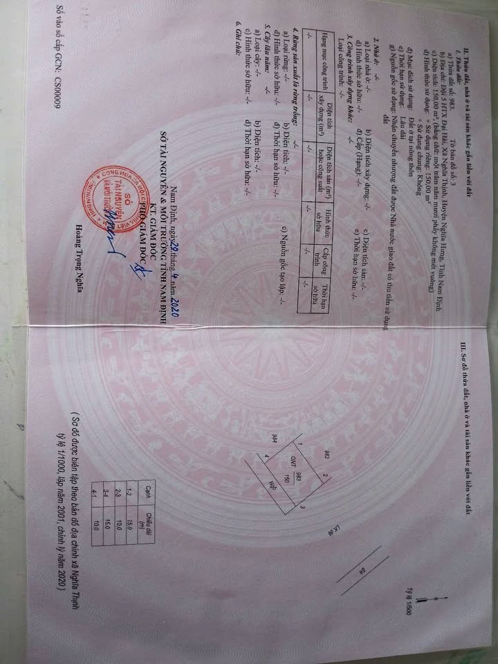 Đất mặt đường Nghĩa Thịnh 300m² giá 1.88 tỷ - Cơ hội đầu tư tuyệt vời!