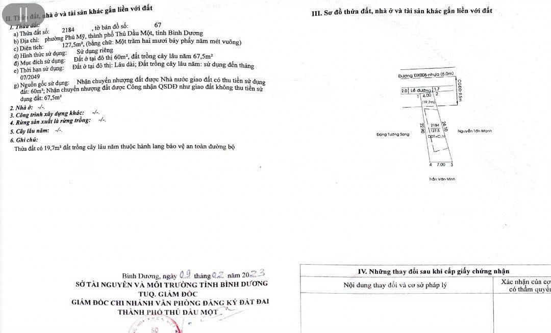 Đất mặt tiền đường ĐX008, Phú Mỹ, Thủ Dầu Một 128m² giá 3.1 tỷ - Cơ hội đầu tư sinh lời!