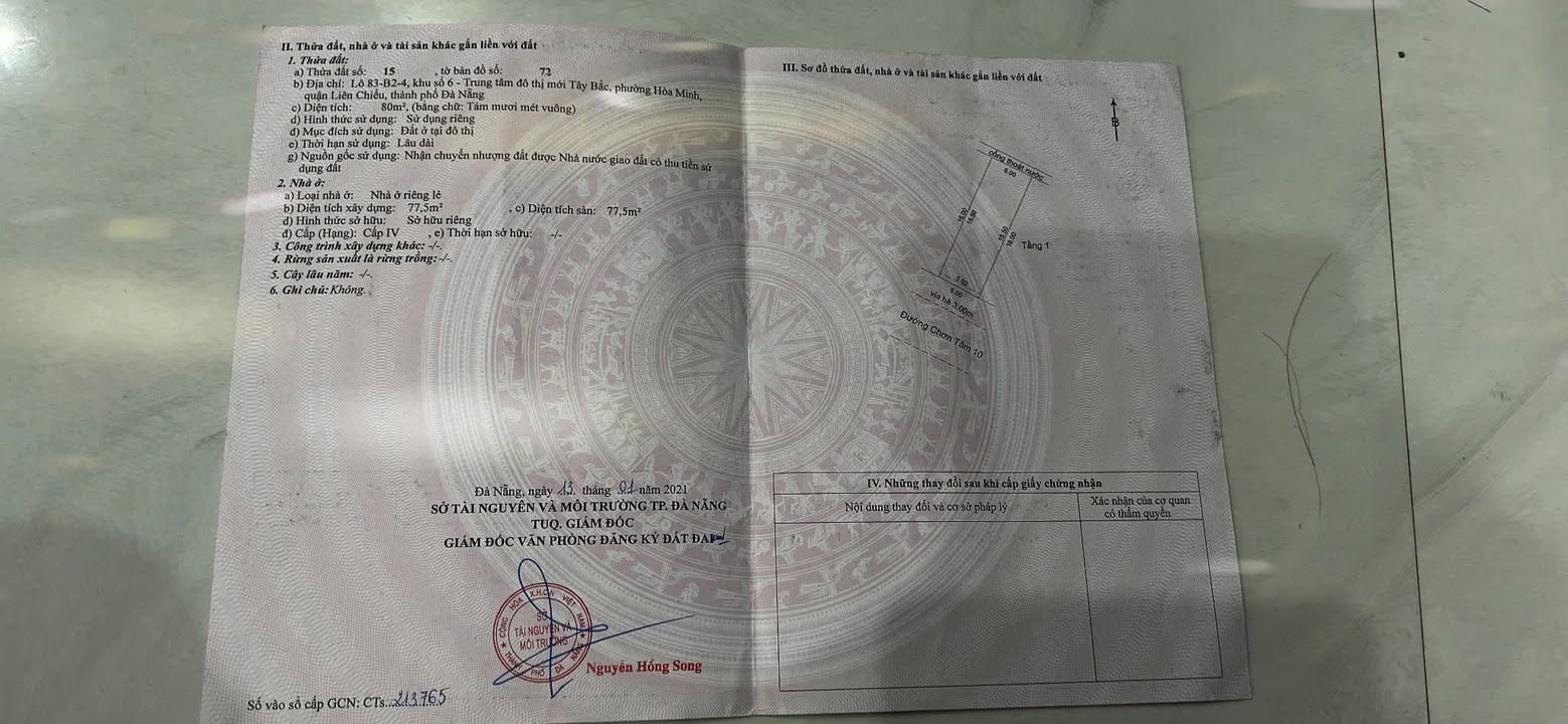 Dãy trọ 5 phòng đường Chơn Tâm 10, Liên Chiểu, 80m² giá 4.7 tỷ - Cơ hội đầu tư tốt!